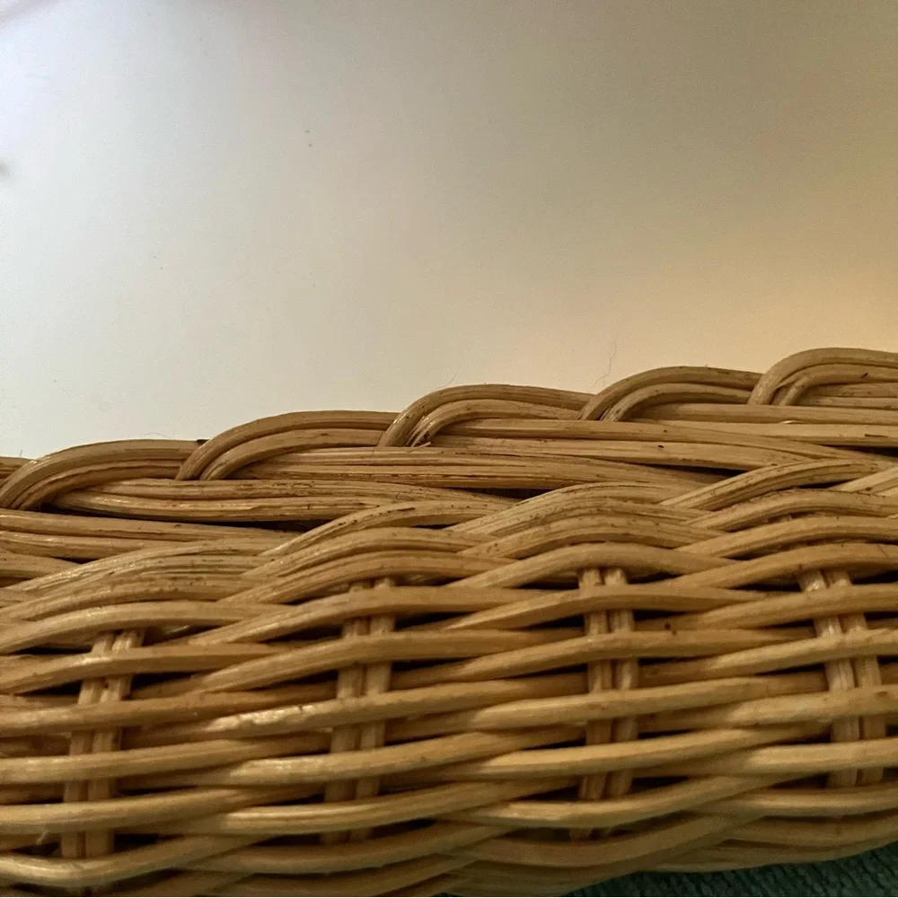Small Wicker Mirror 16” x 12”